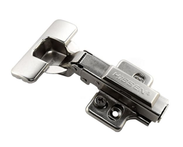 Петля накладная 110* с доводчиком, с планкой, с регулировкой 3D, 48мм, HISSEN HISPRO