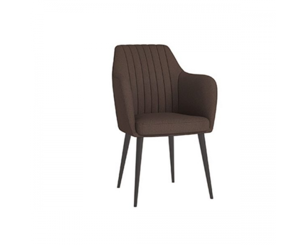 Стул обеденный Оливер коричневый / черный