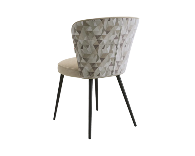 Стул Адам пломбир (велюр) / черный