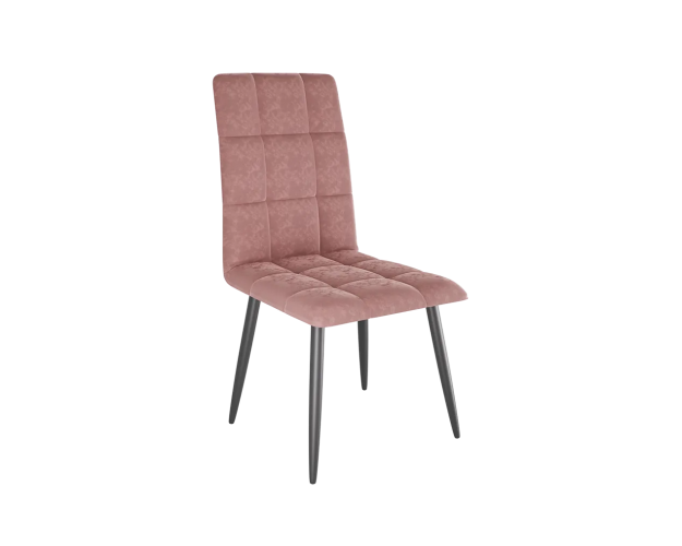 Стул Турин 2 вереск (велюр) / черный