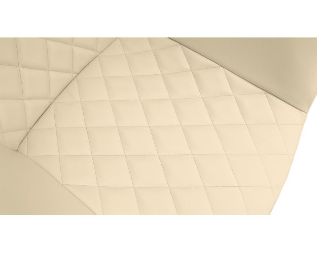 Стул «Дастин» К1С Черный/Кож.зам Polo Cream