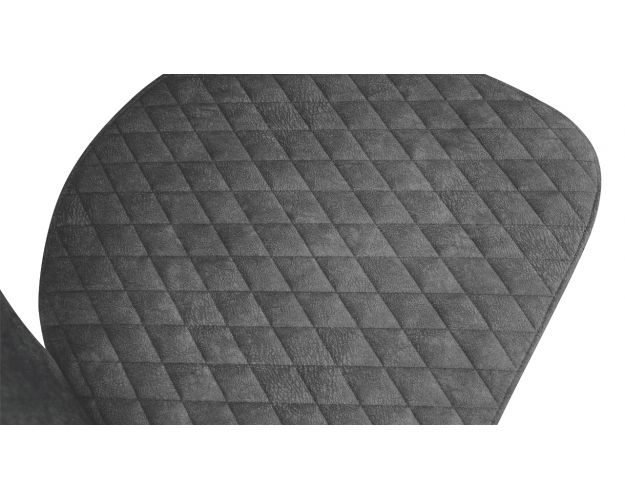 Стул «Гэтсби» К1К Черный/Микровелюр Wellmart Graphite